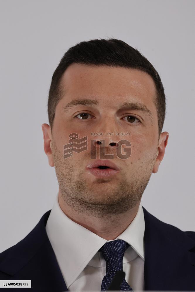 Rassemblement National New Year Wishes to the Press - Paris