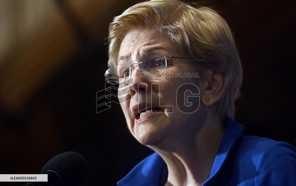 Senator Elizabeth Warren delivers speech on future of Democrats