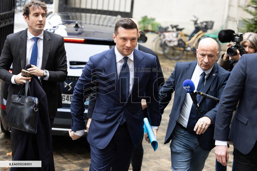 Rassemblement National New Year Wishes to the Press - Paris