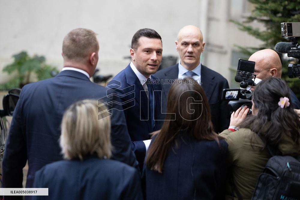 Rassemblement National New Year Wishes to the Press - Paris