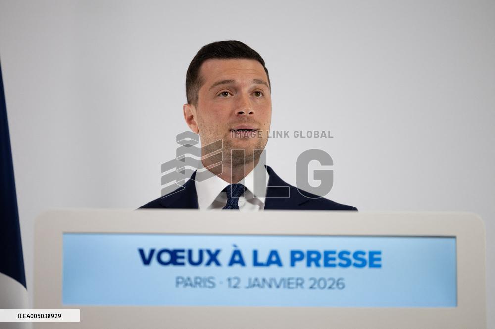 Rassemblement National New Year Wishes to the Press - Paris