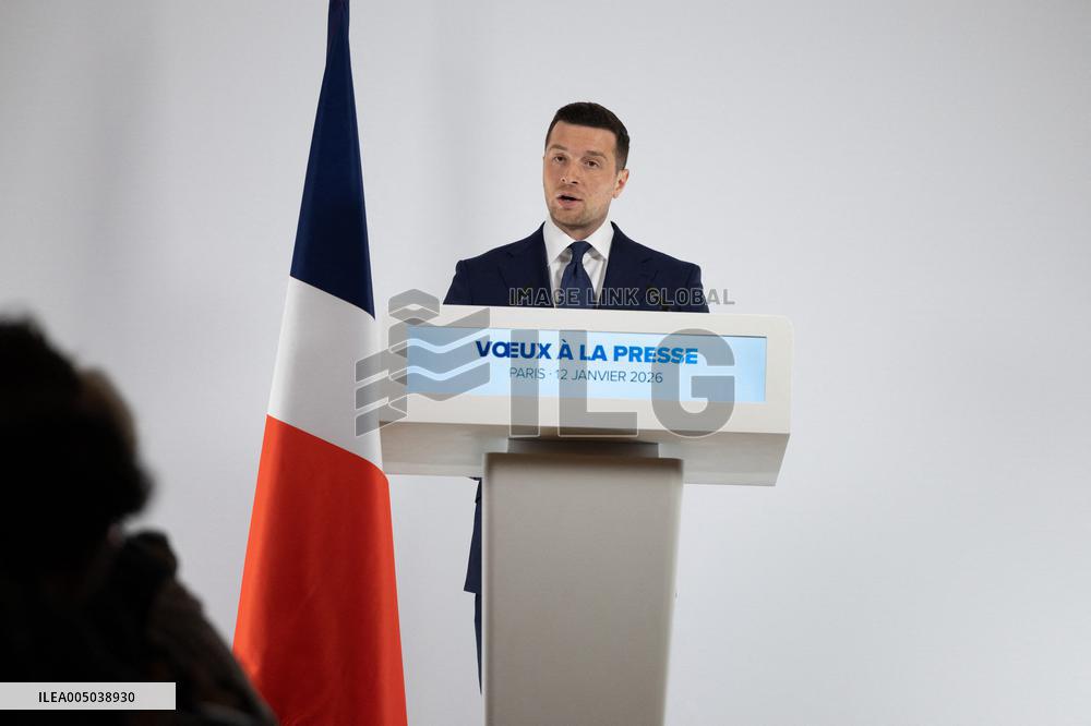 Rassemblement National New Year Wishes to the Press - Paris