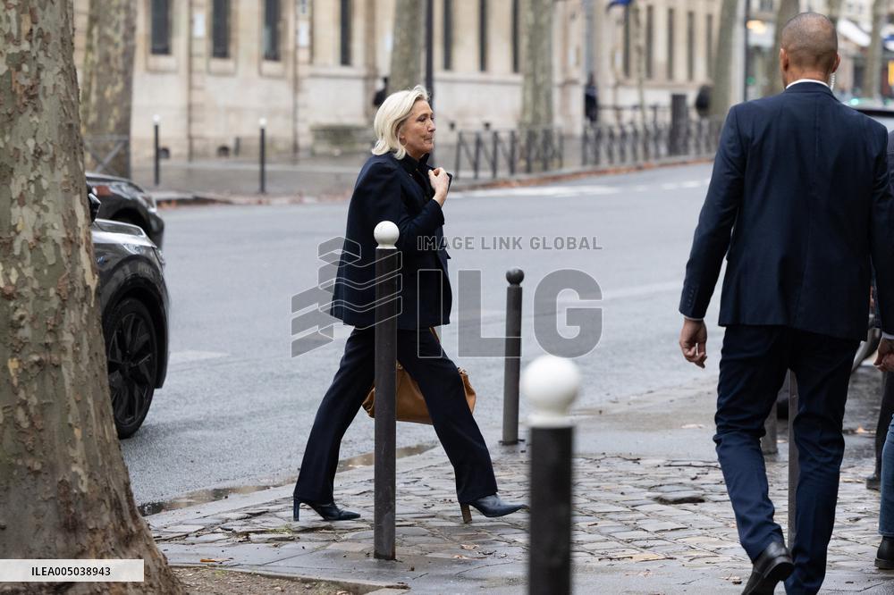Rassemblement National New Year Wishes to the Press - Paris