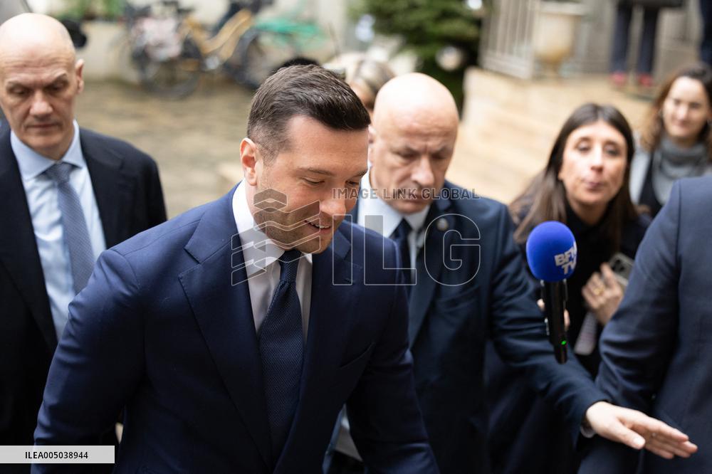 Rassemblement National New Year Wishes to the Press - Paris