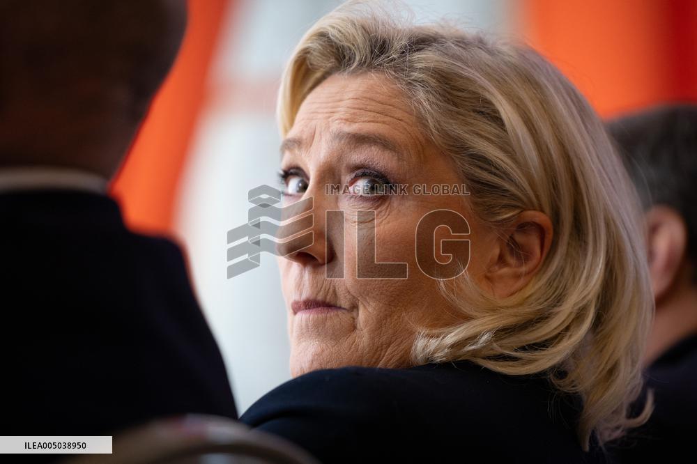 Rassemblement National New Year Wishes to the Press - Paris