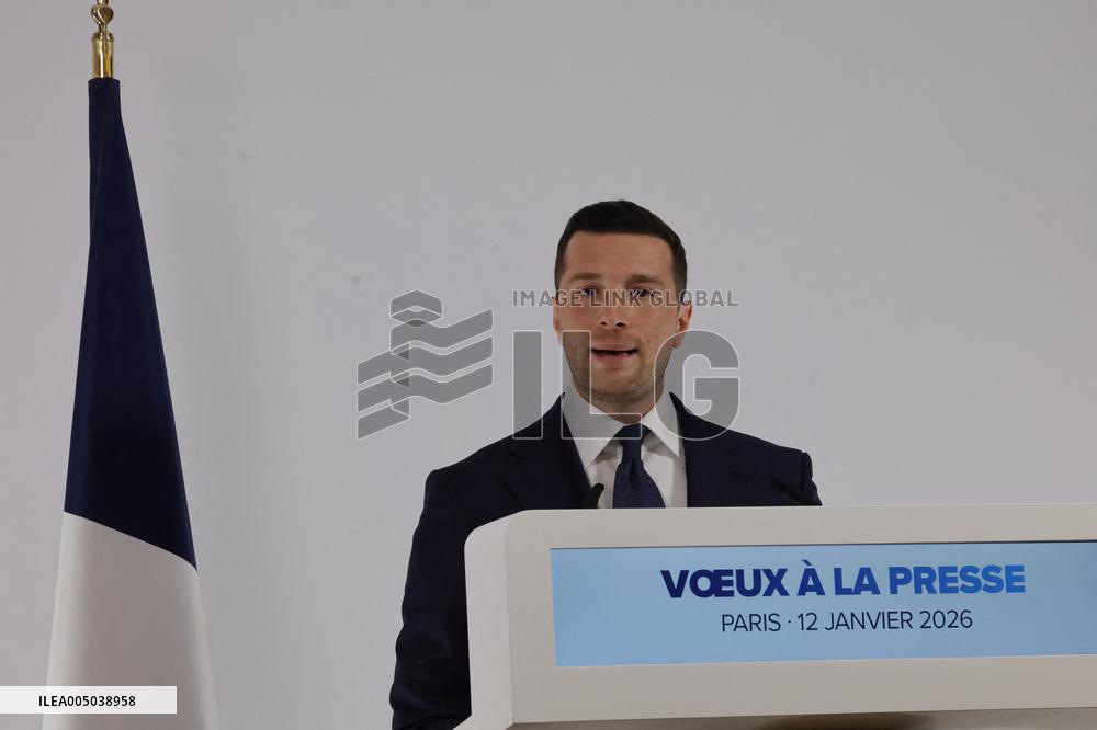 Rassemblement National New Year Wishes to the Press - Paris