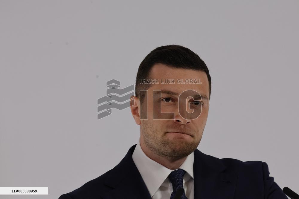 Rassemblement National New Year Wishes to the Press - Paris