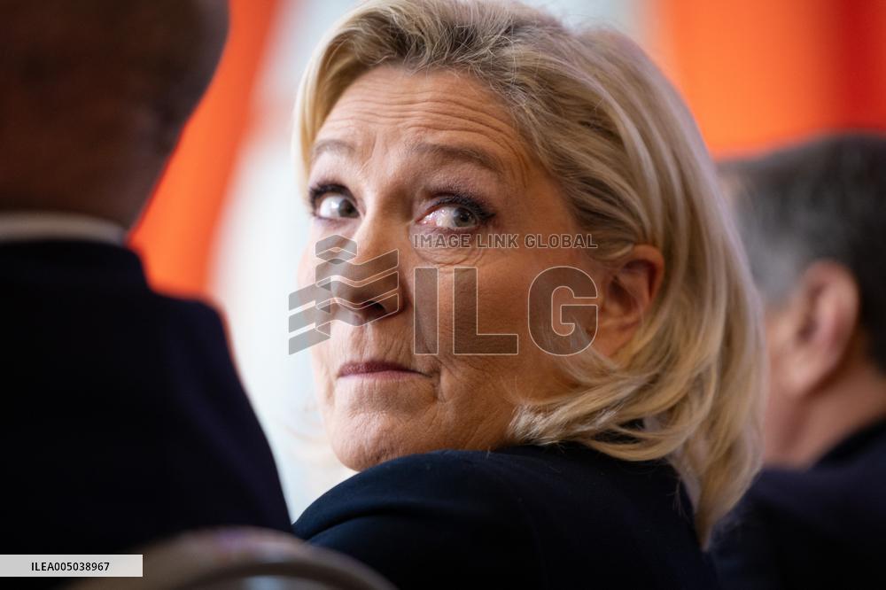 Rassemblement National New Year Wishes to the Press - Paris