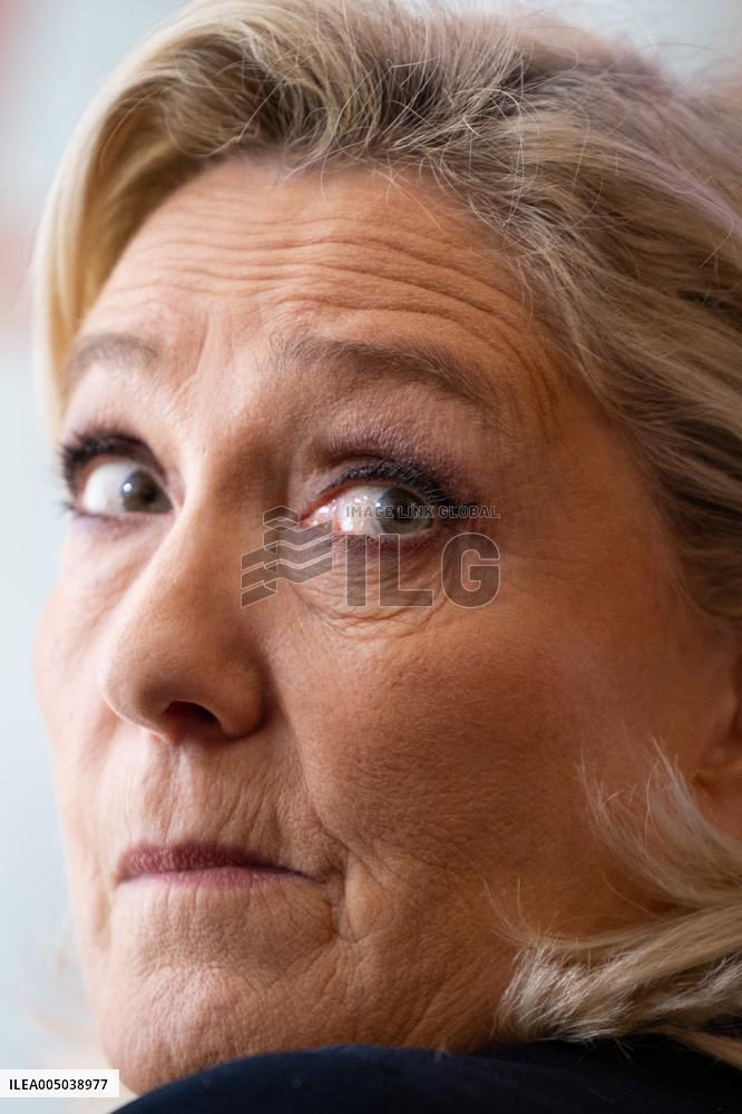 Rassemblement National New Year Wishes to the Press - Paris