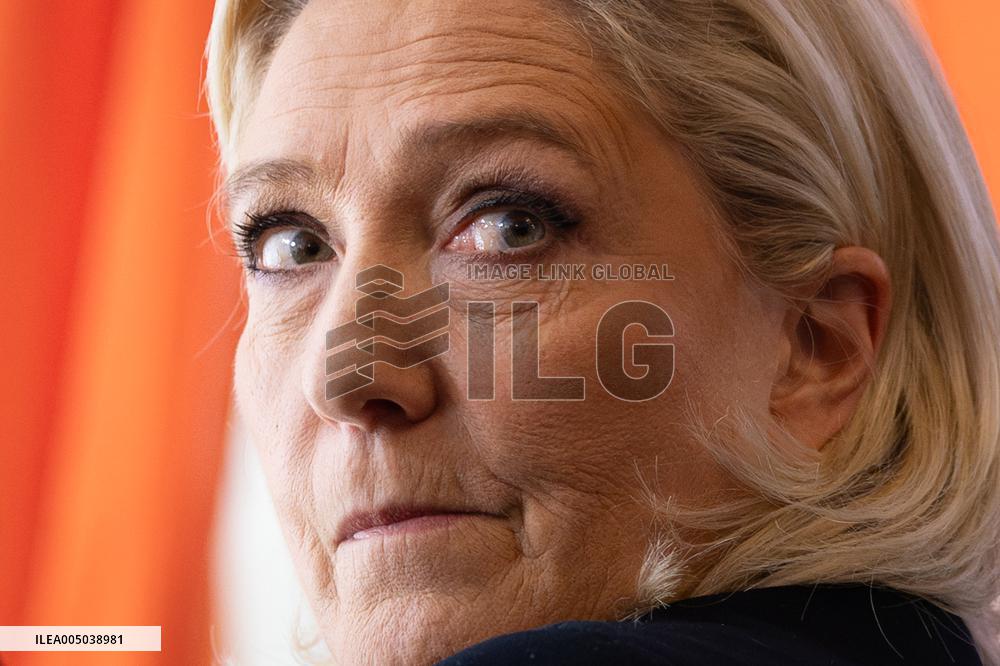 Rassemblement National New Year Wishes to the Press - Paris