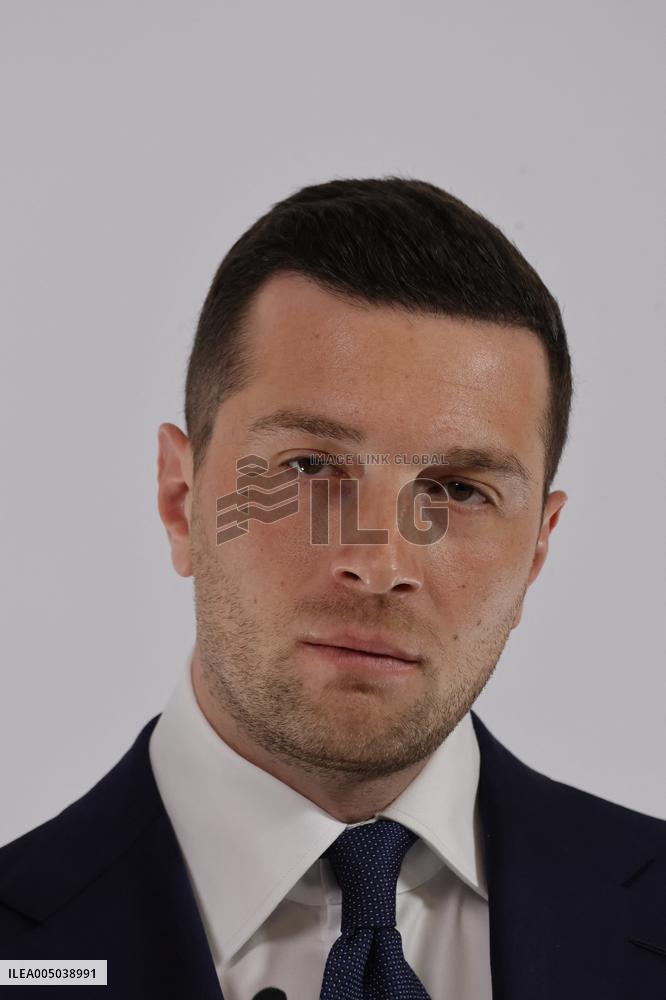 Rassemblement National New Year Wishes to the Press - Paris