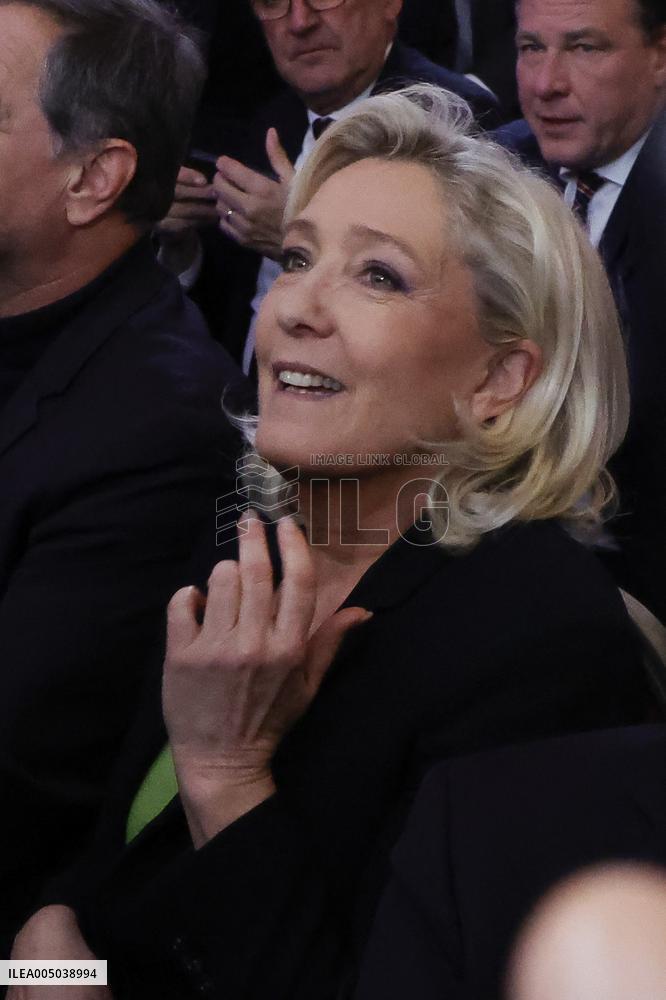 Rassemblement National New Year Wishes to the Press - Paris