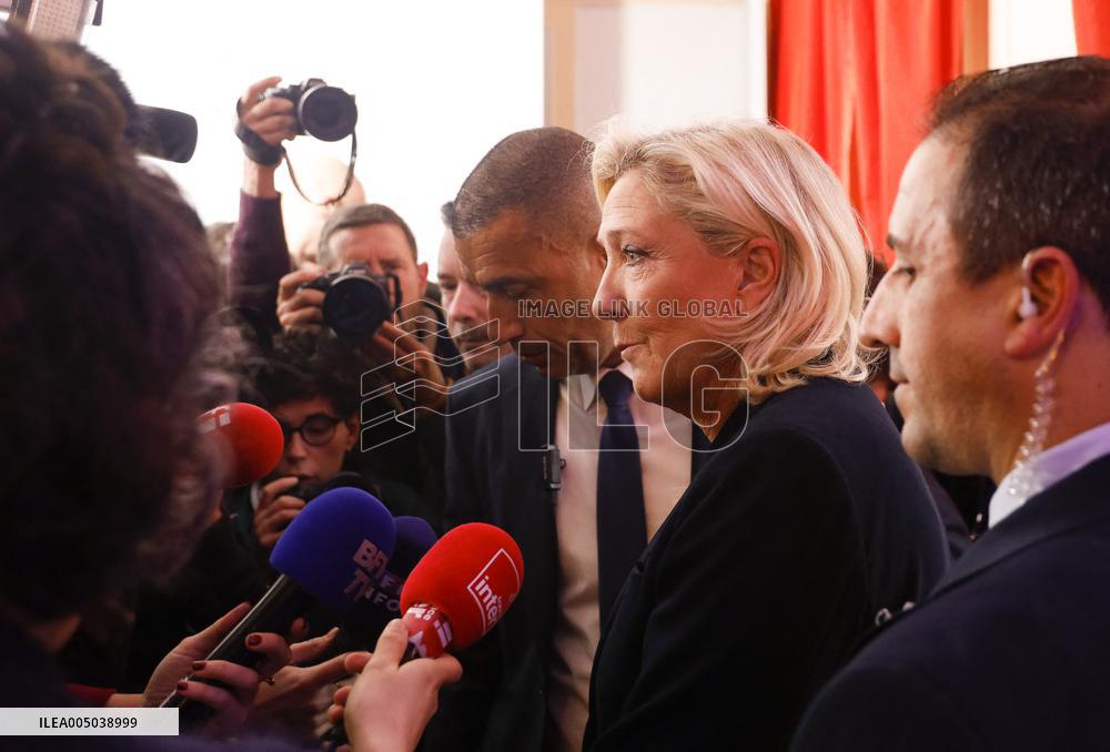 Rassemblement National New Year Wishes to the Press - Paris
