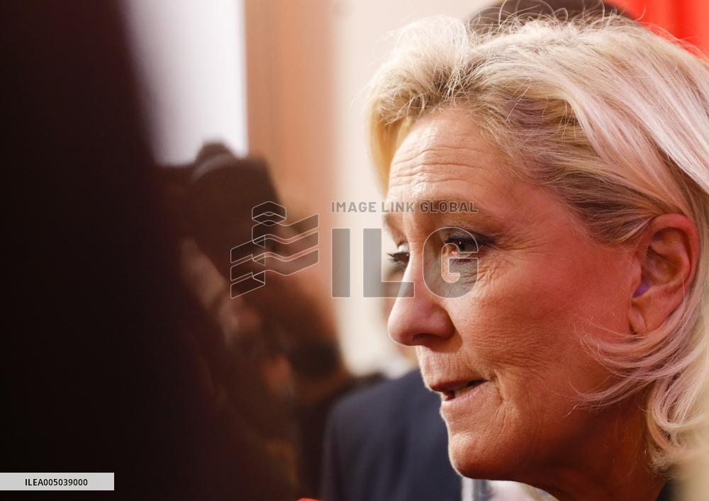 Rassemblement National New Year Wishes to the Press - Paris