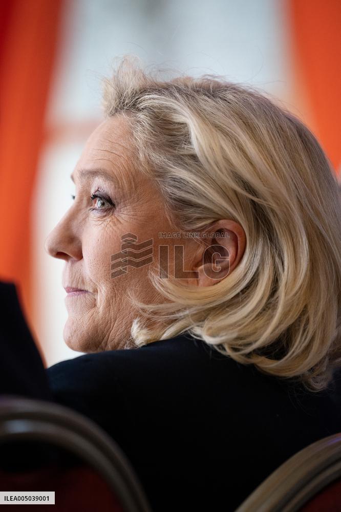 Rassemblement National New Year Wishes to the Press - Paris