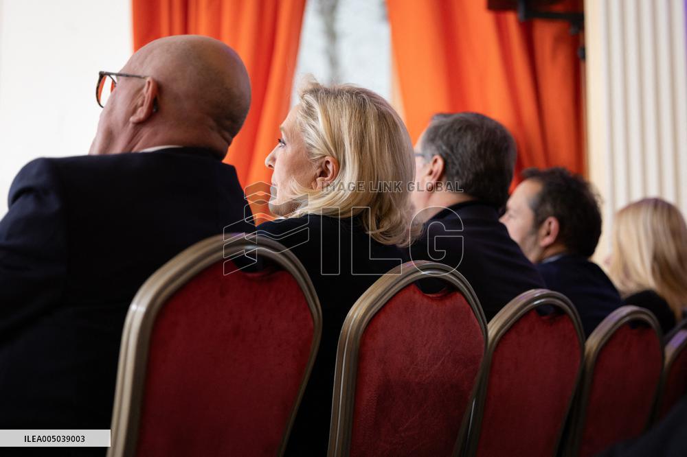 Rassemblement National New Year Wishes to the Press - Paris