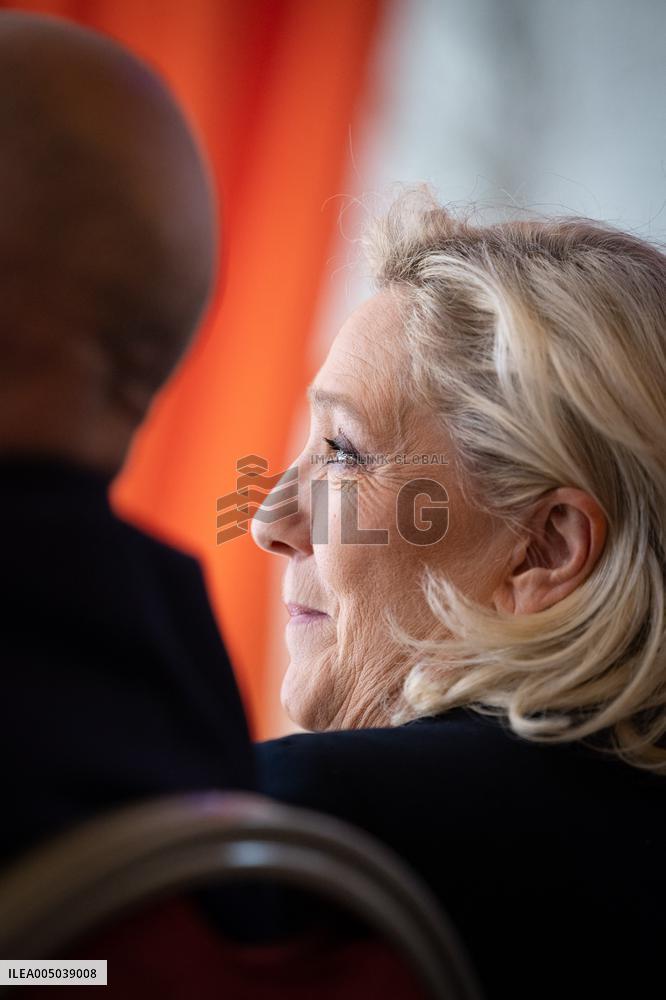 Rassemblement National New Year Wishes to the Press - Paris