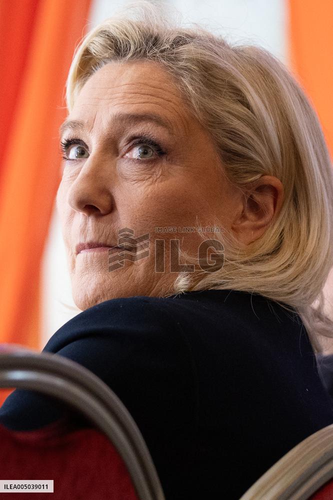 Rassemblement National New Year Wishes to the Press - Paris