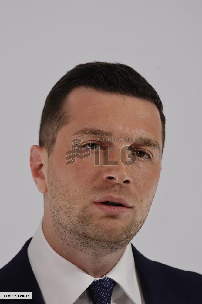 Rassemblement National New Year Wishes to the Press - Paris