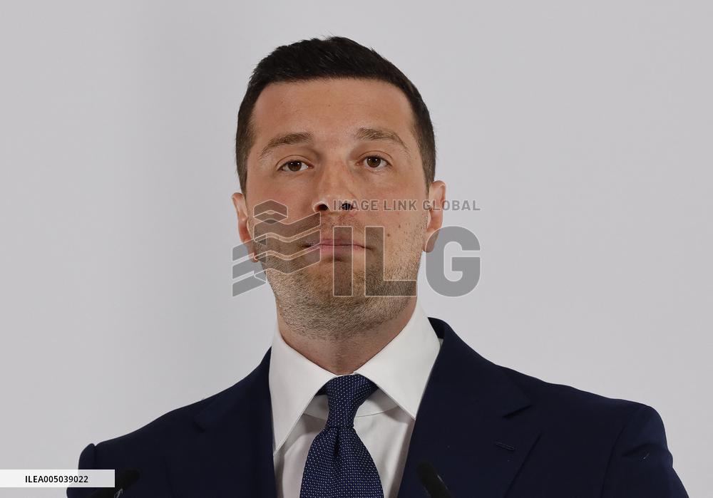 Rassemblement National New Year Wishes to the Press - Paris