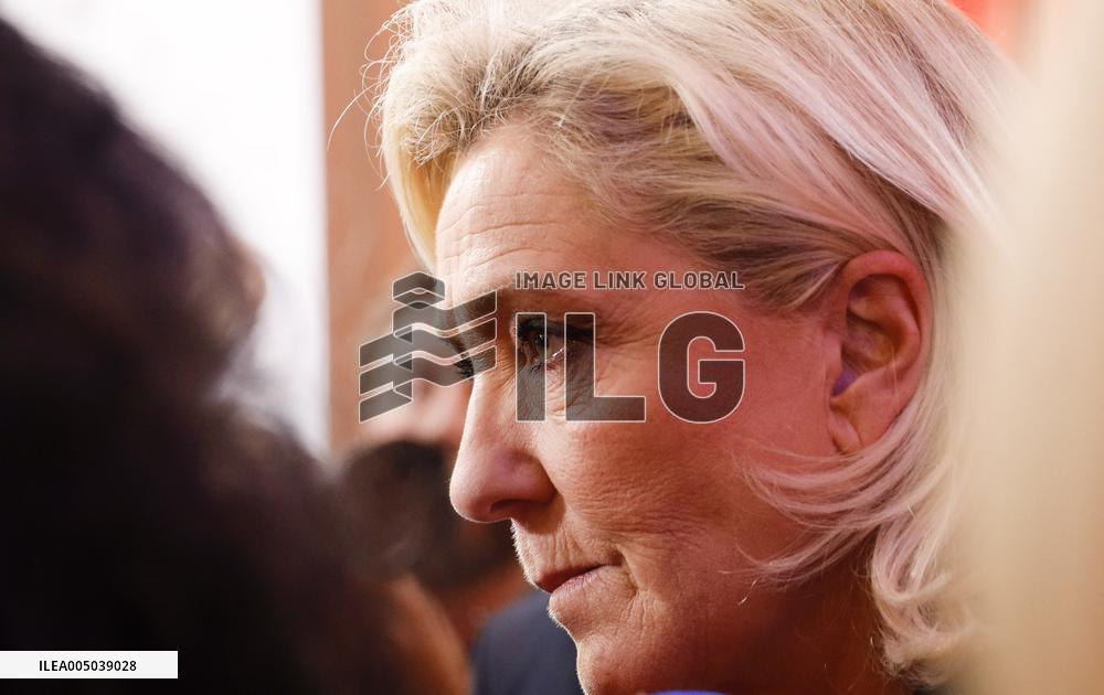 Rassemblement National New Year Wishes to the Press - Paris