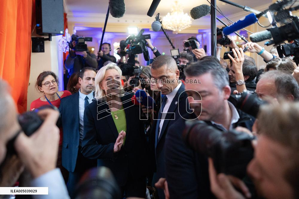 Rassemblement National New Year Wishes to the Press - Paris