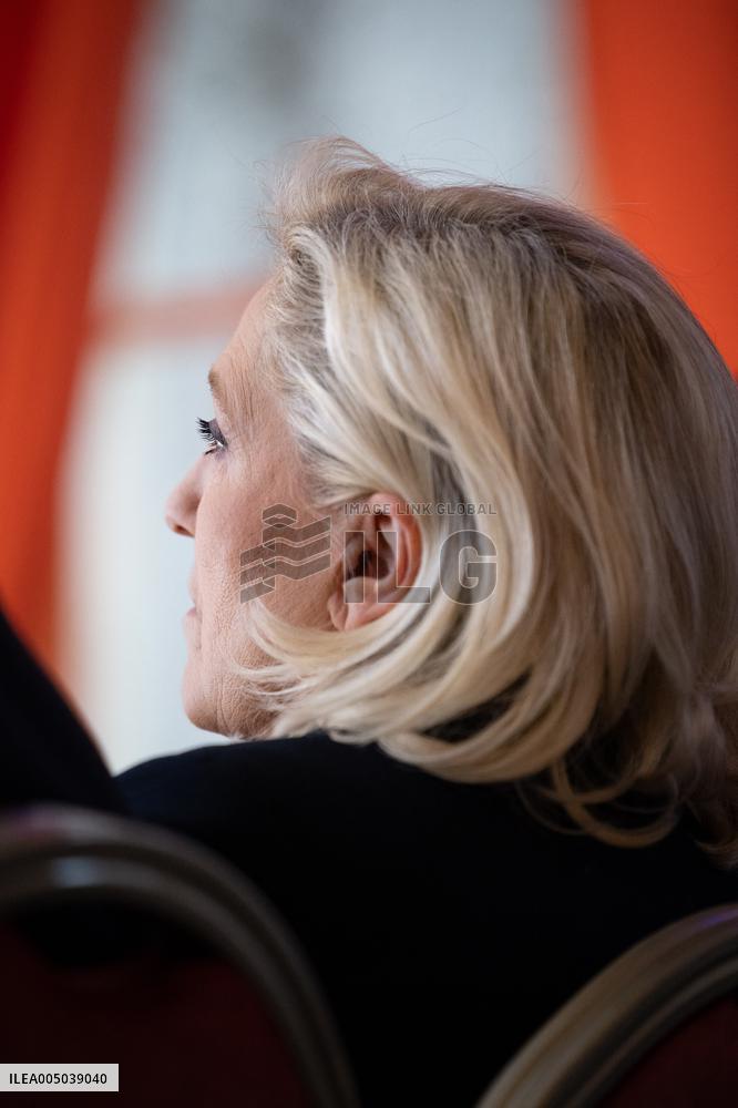 Rassemblement National New Year Wishes to the Press - Paris