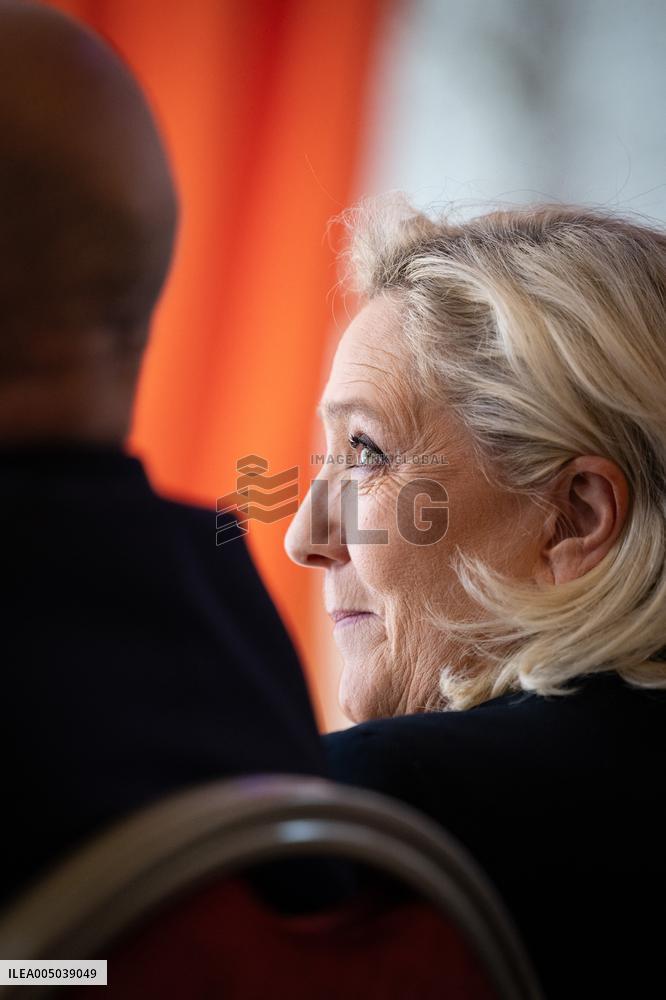 Rassemblement National New Year Wishes to the Press - Paris