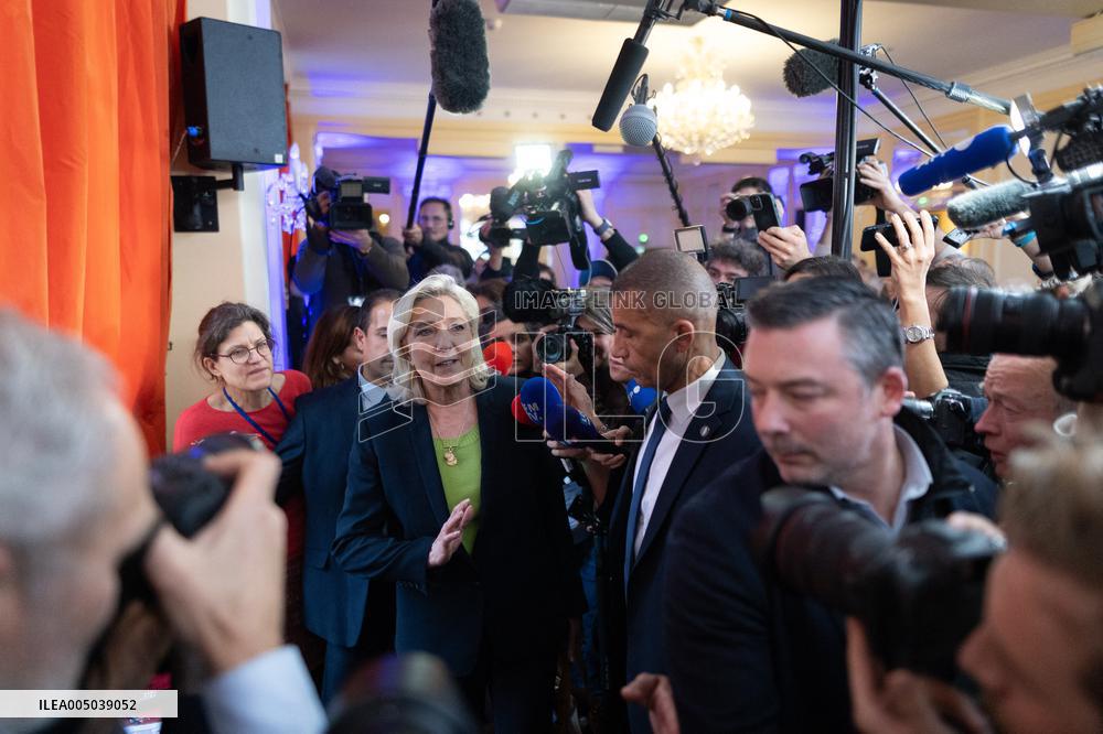 Rassemblement National New Year Wishes to the Press - Paris