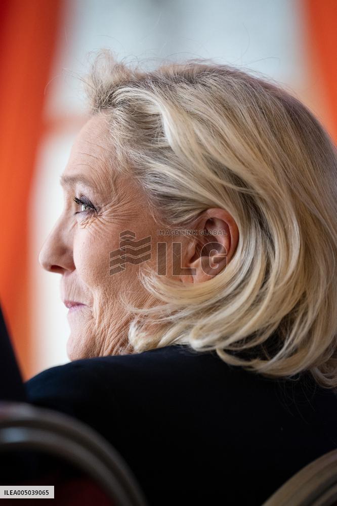 Rassemblement National New Year Wishes to the Press - Paris