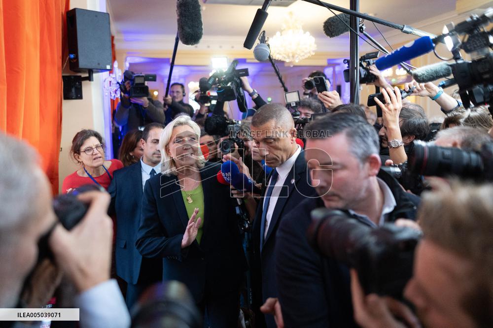 Rassemblement National New Year Wishes to the Press - Paris