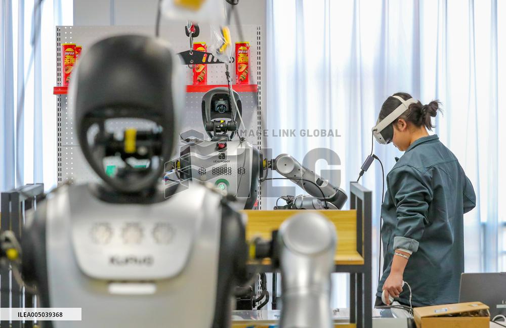 Humanoid Robot Data Collection Training Ground in Qingdao