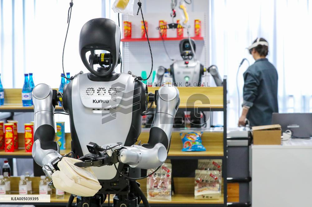 Humanoid Robot Data Collection Training Ground in Qingdao