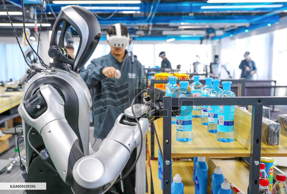 Humanoid Robot Data Collection Training Ground in Qingdao