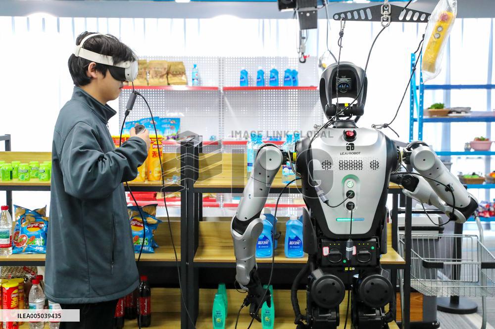 Humanoid Robot Data Collection Training Ground in Qingdao