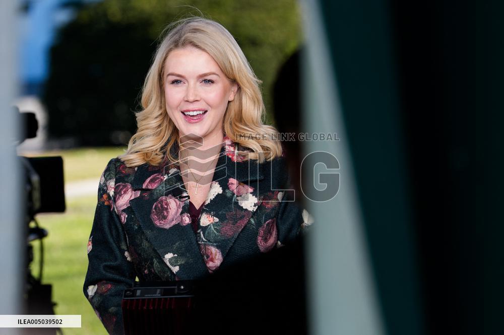 Karoline Leavitt Speaks to Reporters