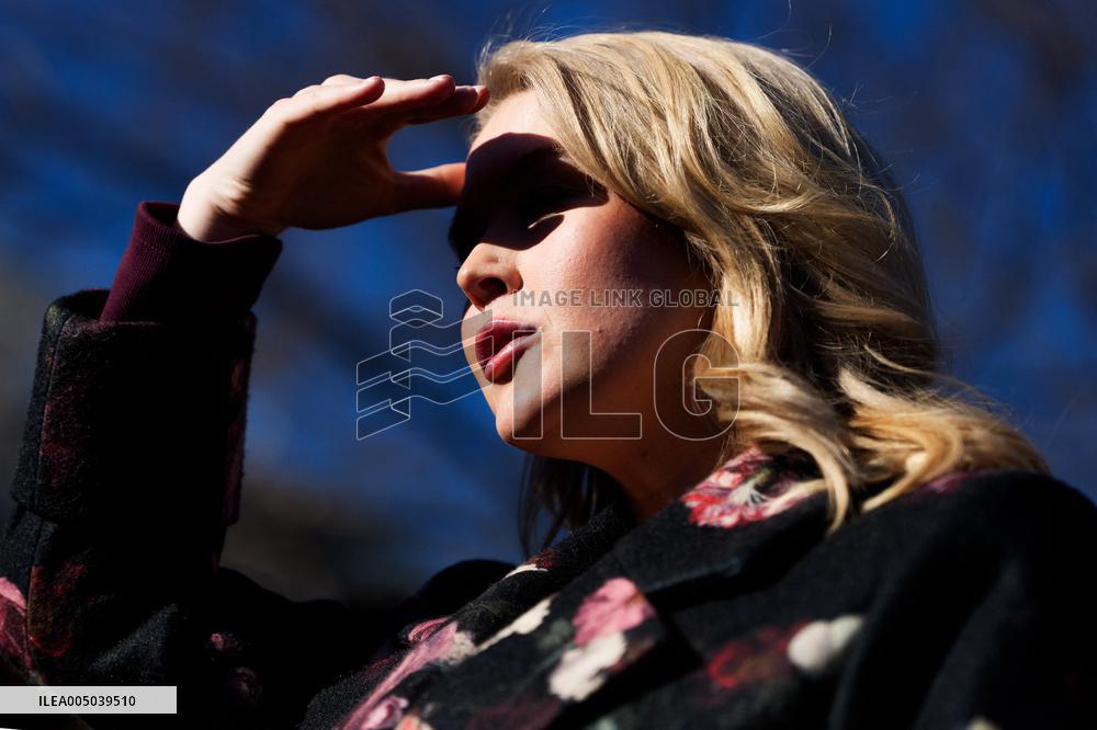 Karoline Leavitt Speaks to Reporters