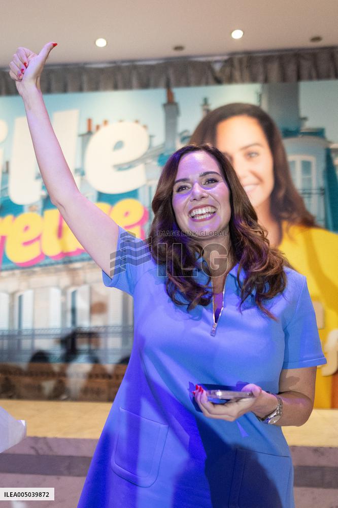 Campaign Launch of Far Right Candidate Sarah Knafo - Paris