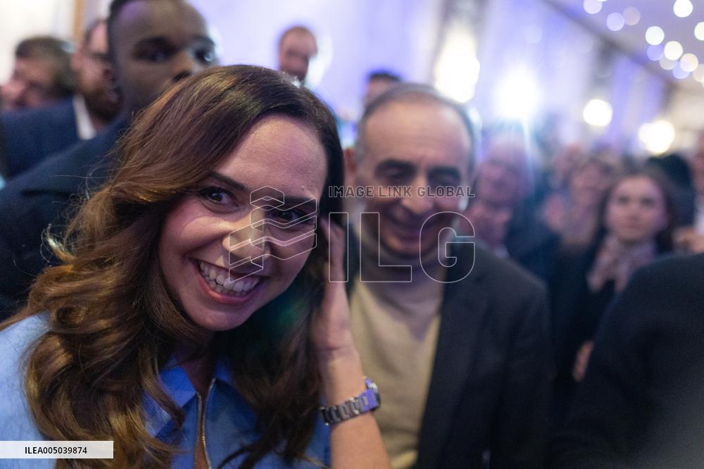 Campaign Launch of Far Right Candidate Sarah Knafo - Paris