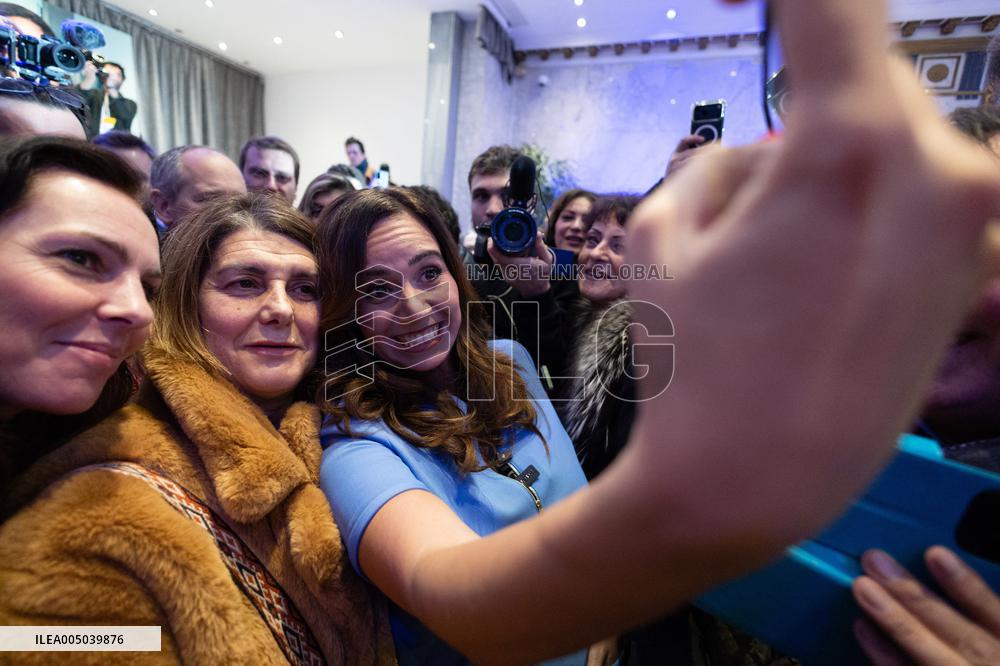 Campaign Launch of Far Right Candidate Sarah Knafo - Paris