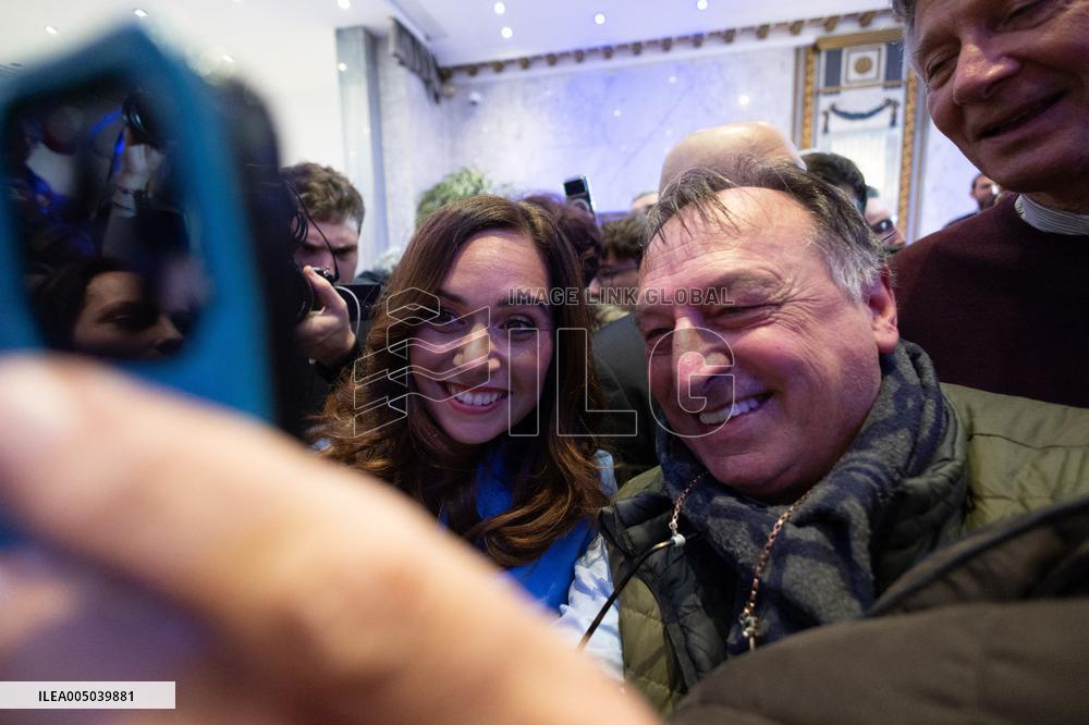 Campaign Launch of Far Right Candidate Sarah Knafo - Paris