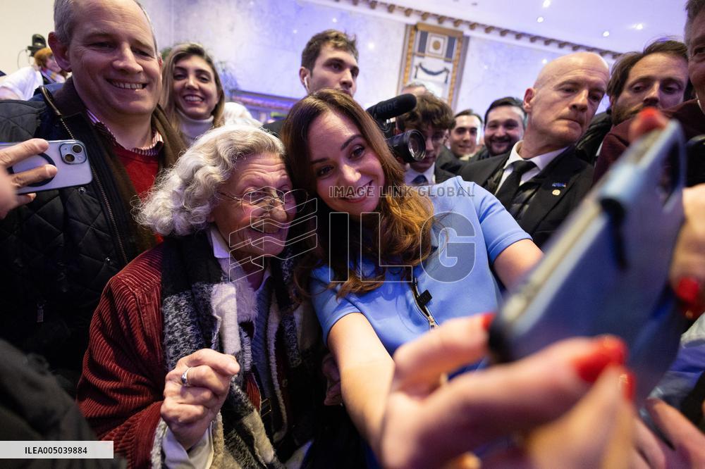 Campaign Launch of Far Right Candidate Sarah Knafo - Paris
