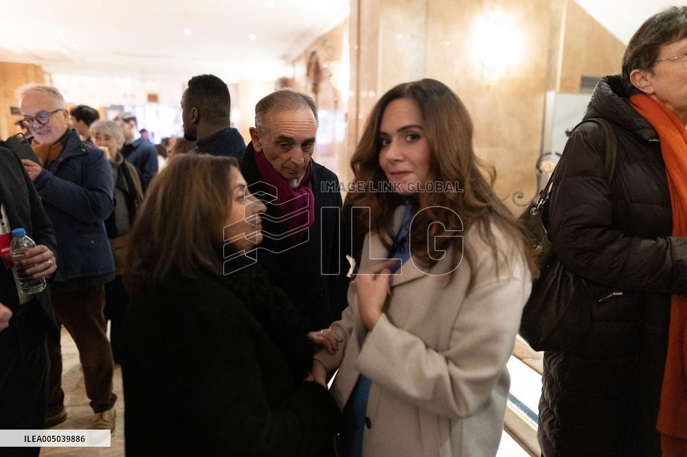 Campaign Launch of Far Right Candidate Sarah Knafo - Paris
