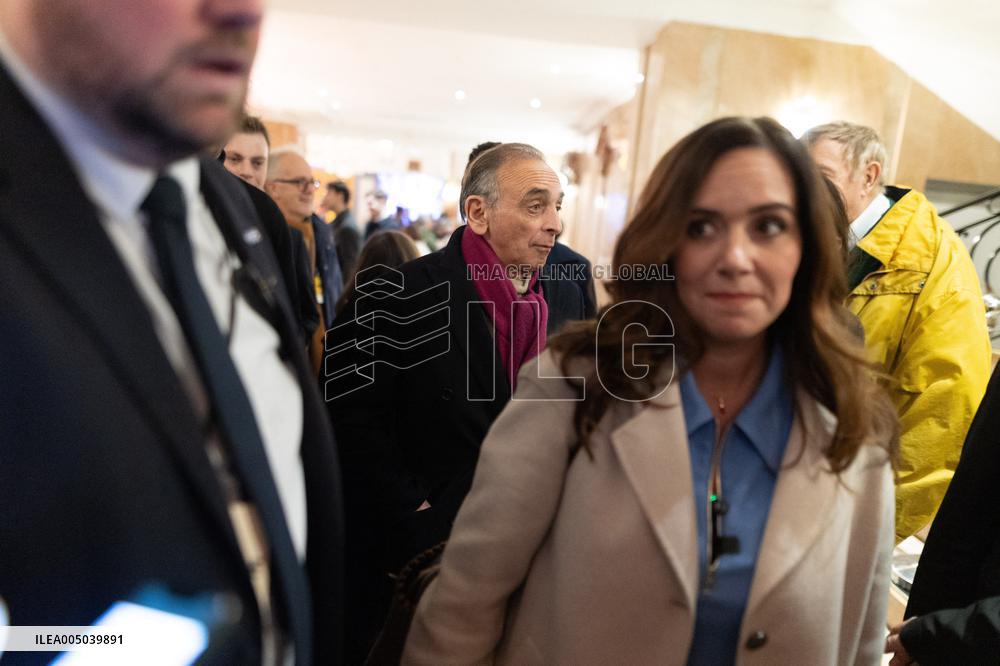 Campaign Launch of Far Right Candidate Sarah Knafo - Paris