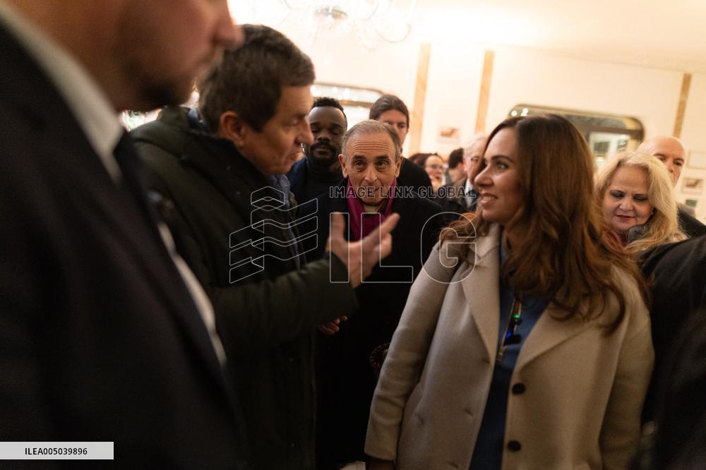 Campaign Launch of Far Right Candidate Sarah Knafo - Paris