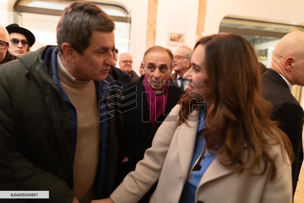 Campaign Launch of Far Right Candidate Sarah Knafo - Paris