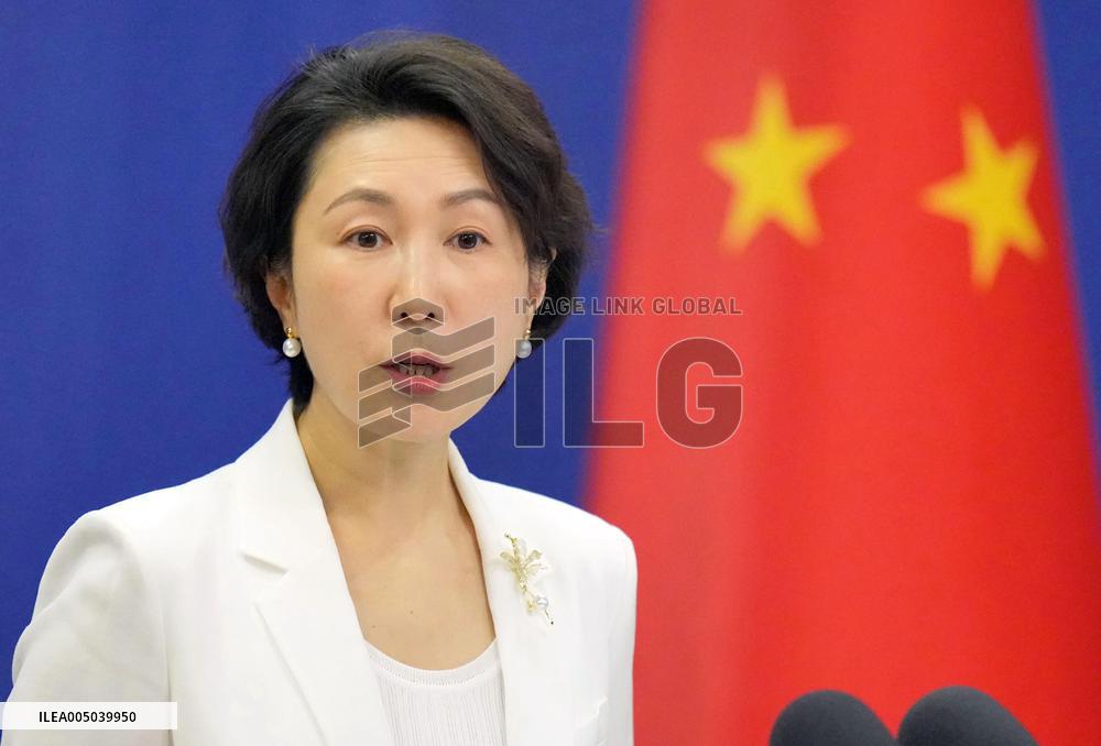 Chinese Foreign Ministry spokeswoman Mao Ning