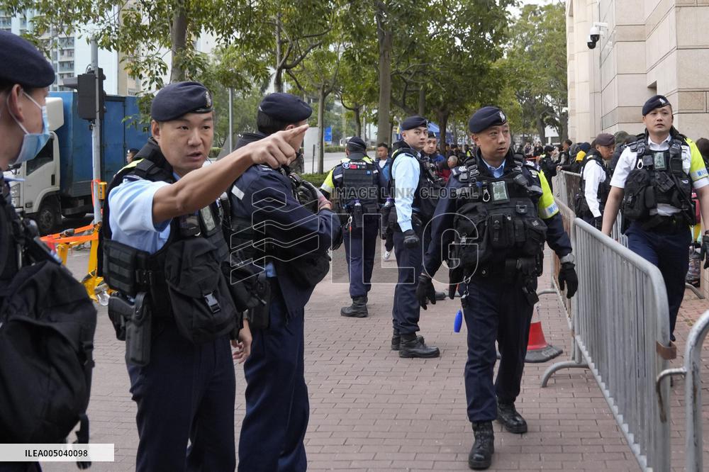 Hong Kong court hearing for Jimmy Lai