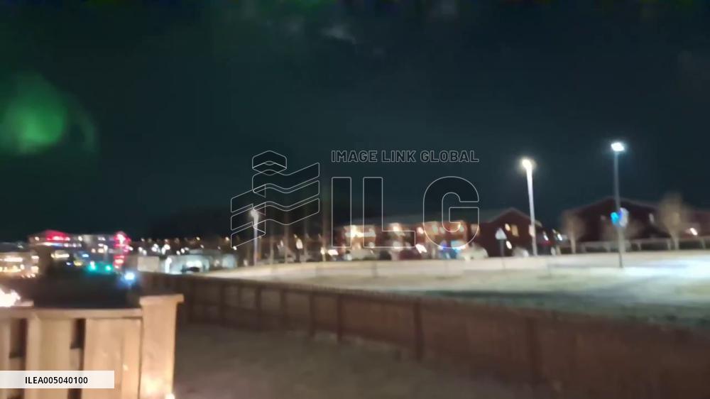 Iceland: Massive Northern Lights Illuminate Night Sky Over Reykjavík
