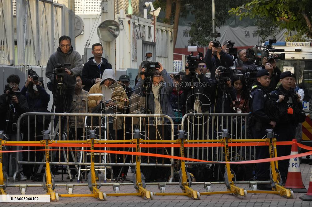 Hong Kong court hearing for Jimmy Lai